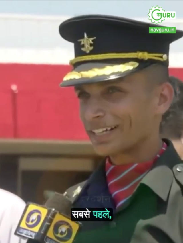 Military School Cadet shows Gratitude at IMA Passing Out Parade